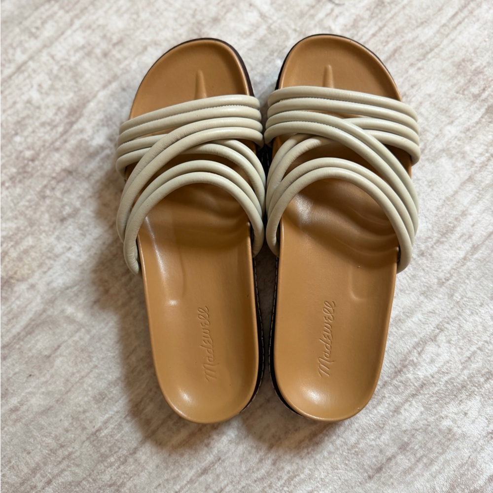 Madewell Women's Charley Strappy Slide Sandals - Picture 2 of 5